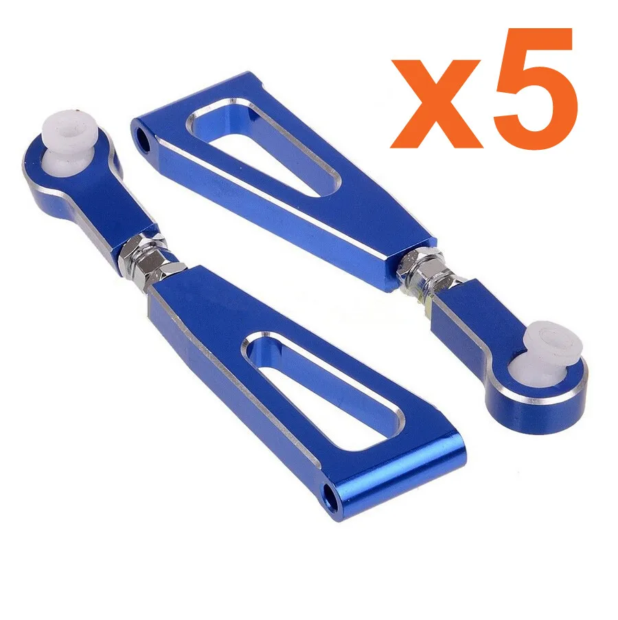

5Pair/Lot HSP 81064 081018 Aluminum Front Upper Adjustable Arms Upgrade Parts For 1/8 RC Off Road Monster Truck BAZOOKA TORNADO