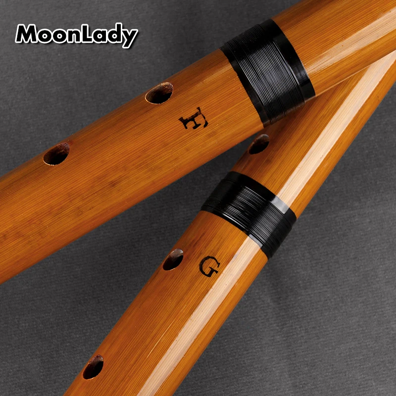 F/G ключ Вертикальная бамбуковая флейта 6 отверстий коричневый музыкальный инкрустация китайский ручной духовой инструмент легко узнать
