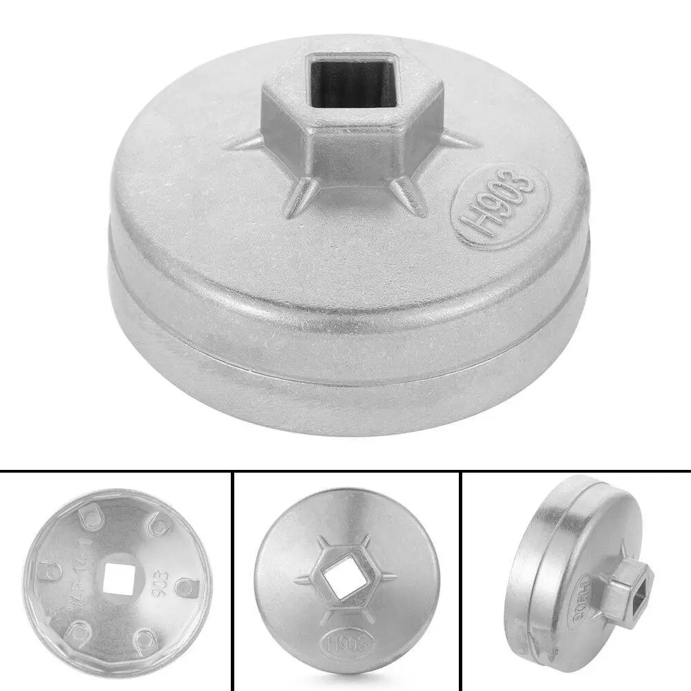 

Aluminum Oil Filter Wrench Socket Remover Tool 74mm 14 Flute 903 For BMW Audi Benz Bora Golf Jetta FIAT Santana Passat Siena