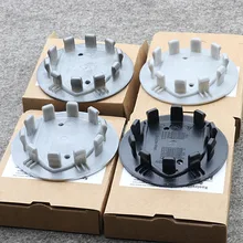 4pcs/lot Black/Grey/Sliver/Black with Gold 75MM Wheel Center Cap Badge Emblems