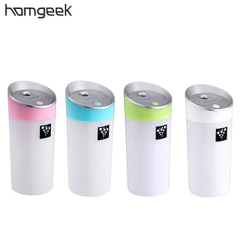 

Homgeek 300ML Portable USB Air Humidifier 2 Modes Mini Aromatherapy Essential Oil Aroma Diffuser Mist Maker for Home Office Car