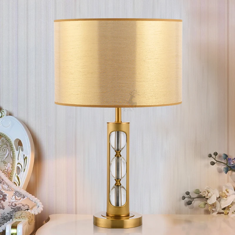 Copper Crystal Table Lamp 3