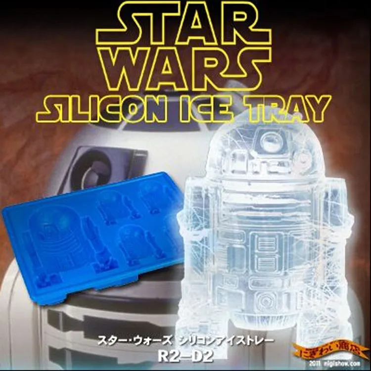 OFFICIAL STAR WARS R2 D2 R2D2 SILICON ICE CUBE TRAY MOULD NEW AND SEALED 