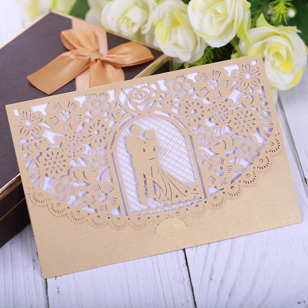 

Eleva Romantic mr mrs wedding invitation cards 2018,creative Lace style wedding stickers place cards wedding name cards set
