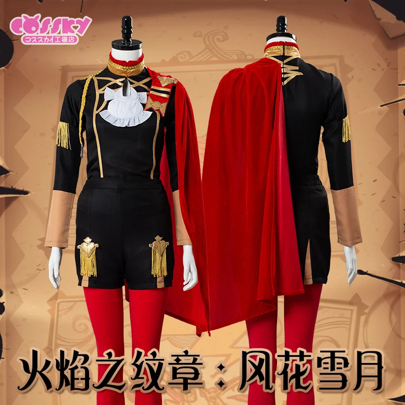 

The Game Fire Emblem: Three Houses Edelgard von fresberg Uniforms Cosplay Costume Free Shipping