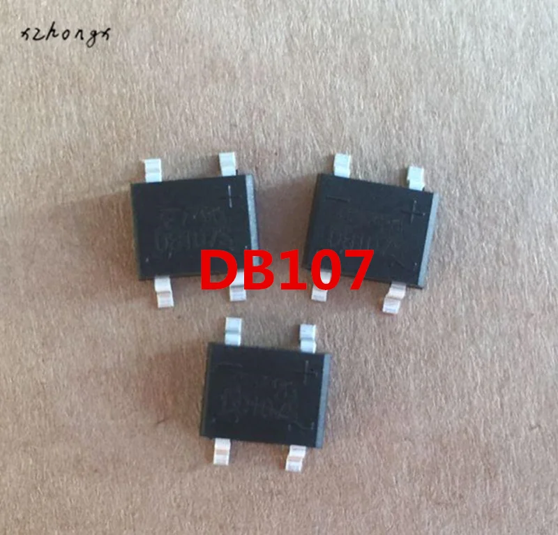 XNWY 20 шт SMD DB107 DB107S 1A 1000V однофазный диодный выпрямительный мост|bridge diode rectifier|bridge