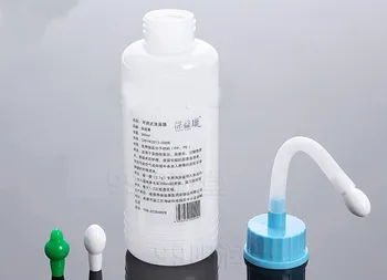 

500ml Adults Children sinusitis nasal wash neti pot nasal cleaner bottle nasal irrigator saline free shipping