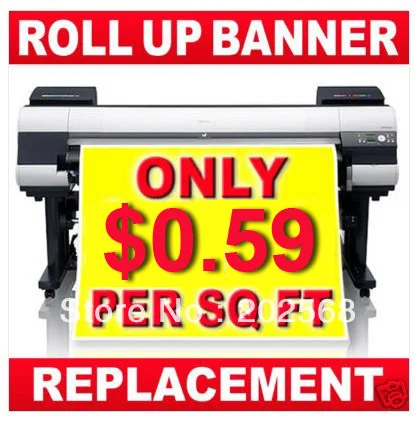 Vinyl Printing Replacement Roll Up Banner Stand Banner in 