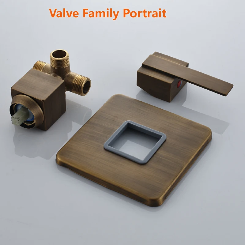POIQIHY-Free-Shipping-Cartridge-1-Ways-Antique-Brass-Shower-Valve-Mixer-Hot-Cold-Valve-Wall-Mounted
