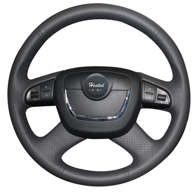 

Microfiber leather Car Steering Wheel Cover for Skoda Octavia Braid on the steering wheel case