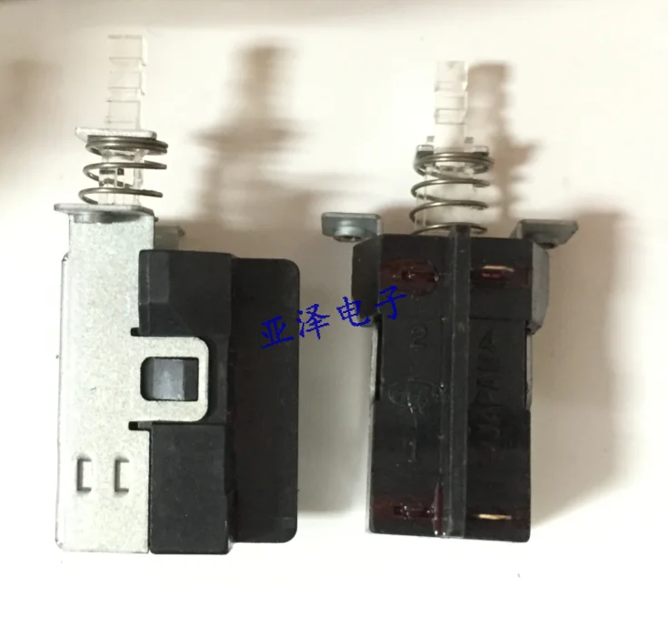 

Japan ALPS SDV1P power switch TV-3 push switch 2 pin self lock switch