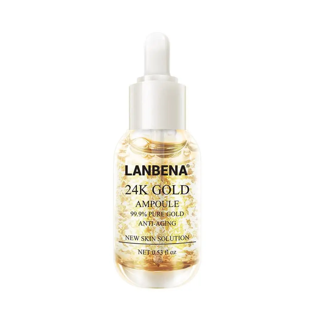 Pure 24K Gold Face Essence Moisturizer Serum Anti Wrinkle Anti aging
