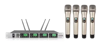 

4 X 50 channel wireless microphone professional UHF Wireless Microphone System draadloze microfoon