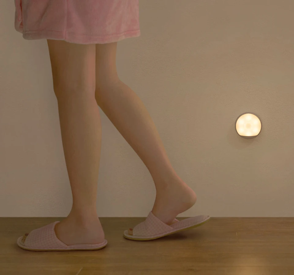 (USB Charge ) Xiaomi Mijia Yeelight LED Night Light Infrared Magnetic with hooks remote Body Motion Sensor For Xiaomi Smart Home (6)