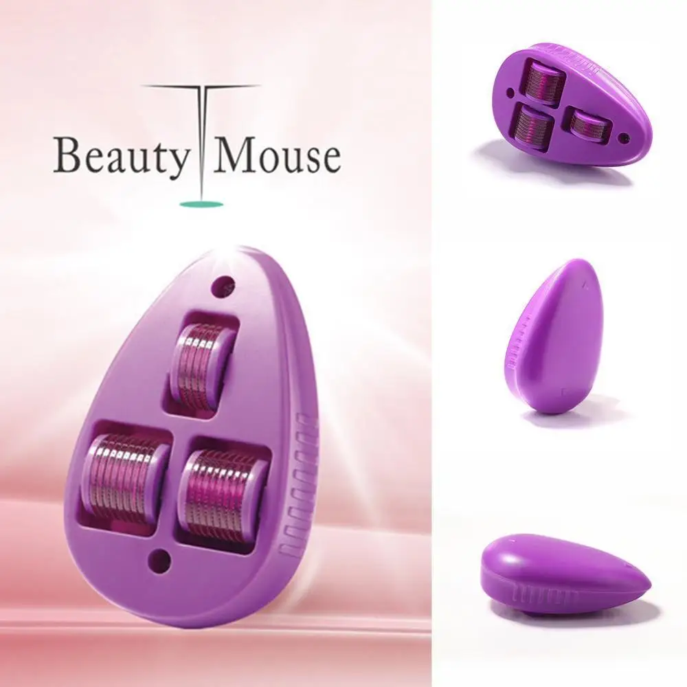 Mouse Titanium Mezoroller Microneedle Machine Micro Needles Derma Roller Beauty For Skin Care And Body Treatment 2