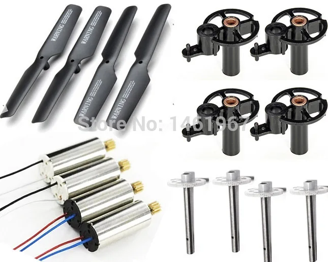 JJRC H8C RC Quadcopter Spare Parts Set Motor Propeller gear ,etc Part Also for DFD F183 Drone