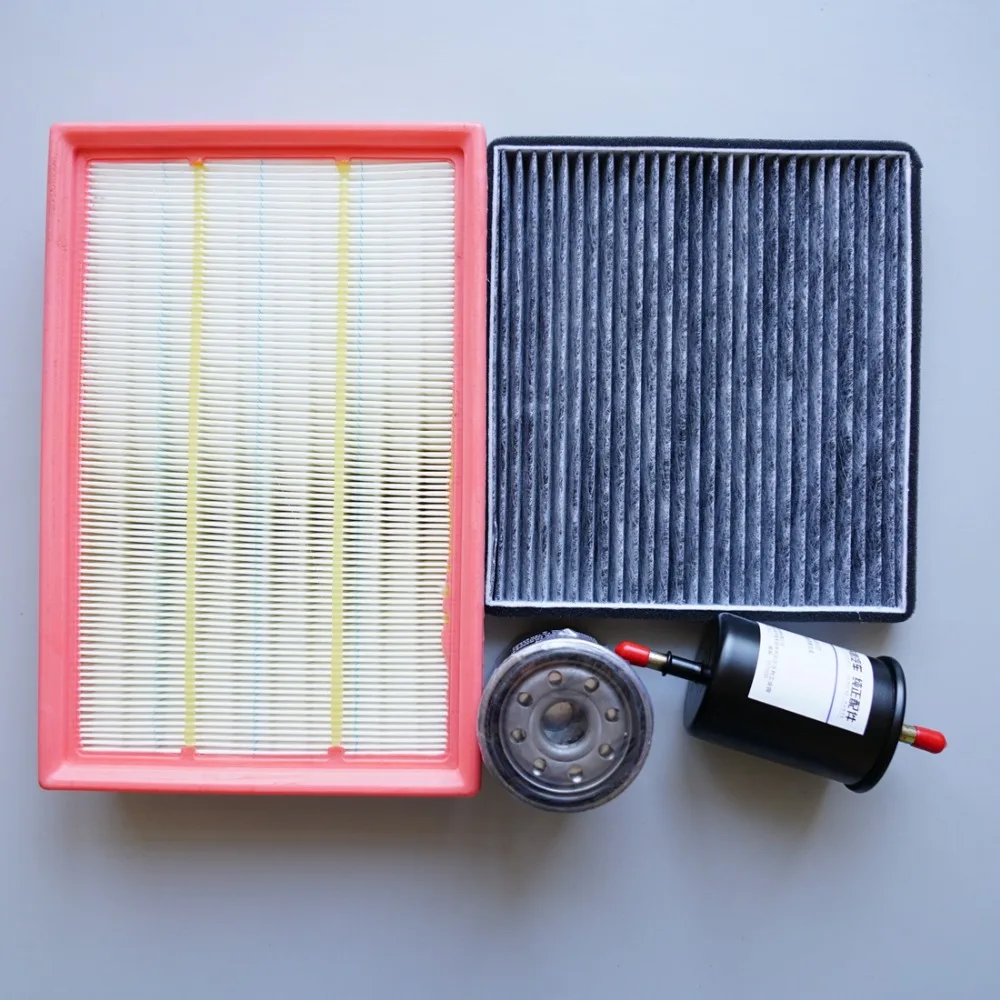 for Geely emgrand X7 / GX7 air filter+ cabin air condition+ gasoline + Oil filter four filters