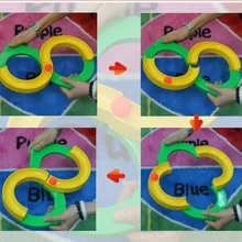 Детские 88 Форма с 8 шарами бесконечная петля трек лечения зрительно-моторная координация тренировочное снаряжение сенсорная интеграция игрушки