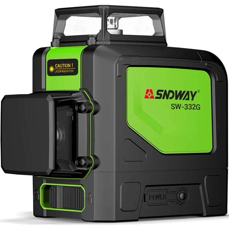 2 líneas de 8 líneas 12 líneas de nivelación automática verde rojo láser de línea de nivel 360 grado medidor de nivel de agua y anti-caída de envío de la gota - 1