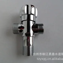 Vidric Трехходовой угловой клапан один в два из смыватель для туалета угловой клапан маленькая кухня угловой клапан Двойной выход угол v