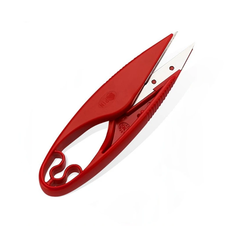 1 шт., ножницы для шитья с пластиковой ручкой, ножницы для ниток, ножницы для вышивания крестиком, резак, u-образные ножницы, принадлежности для самостоятельной сборки, инструмент