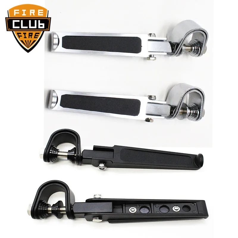 

Motorcycle 1" 1/4" Motorcycle Highway Engine Guard Crash Bars Foot Pegs For Harley For Honda Accessories Parts Foot Rests