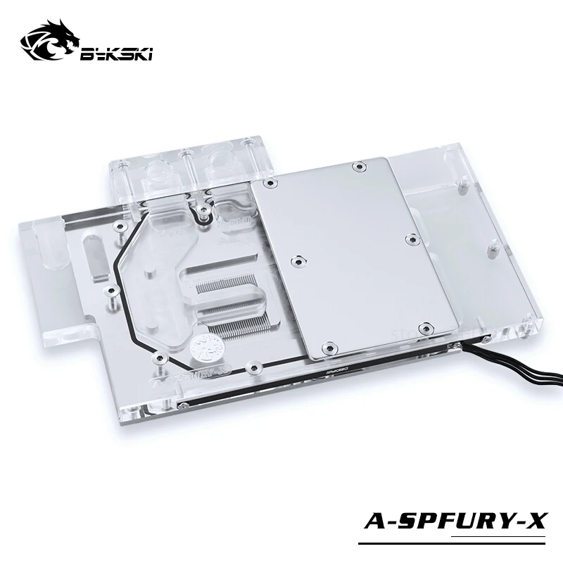 ^*Best Offers BYKSKI Water Block use for Sapphire-Radeon-R9-Fury-Nitro-4GB-HBM-(11247-03) Full Cover Graphics Card GPU RGB Radiator Block