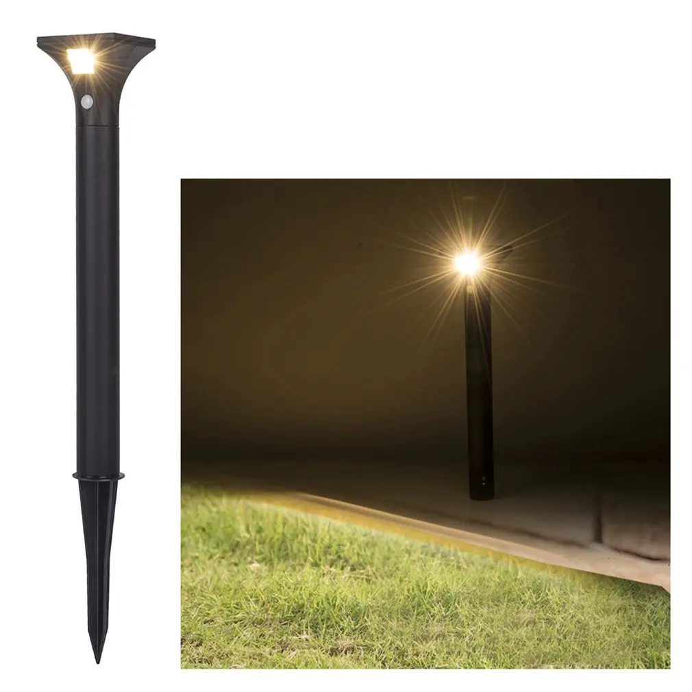 Солнечный светильник с датчиком движения, водонепроницаемый уличный светильник для газона, для сада, двора, пейзажа, патио, тротуара, дорожки
