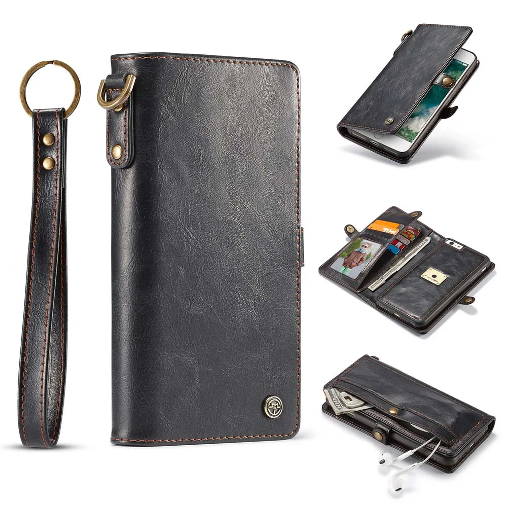 CaseMe Leather Wallet Case for iphone X 10 Business Style