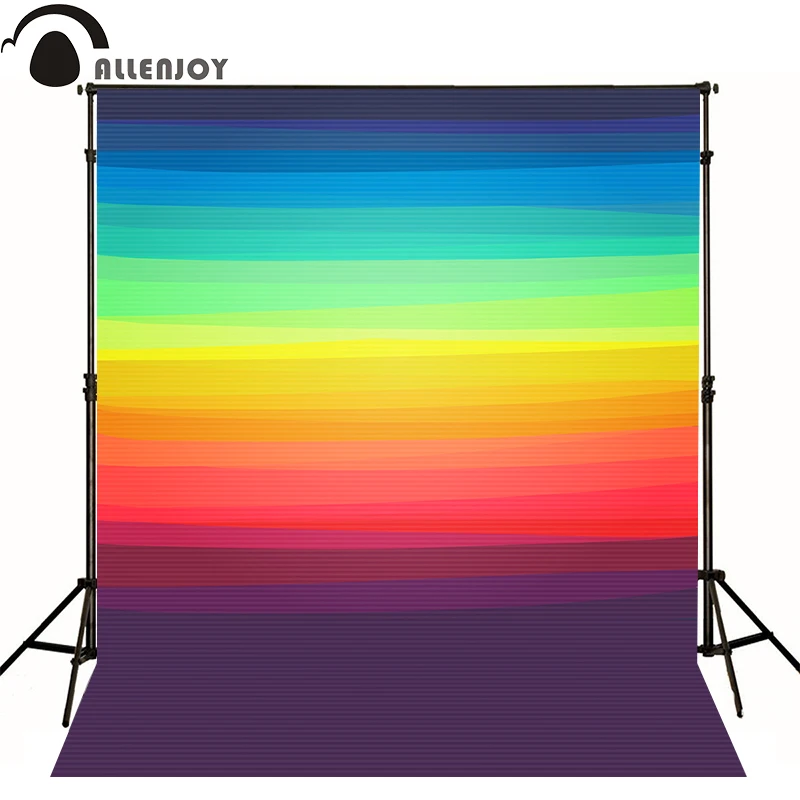 Buy Allenjoy photography backdrops Rainbow painted color patterns kids photo