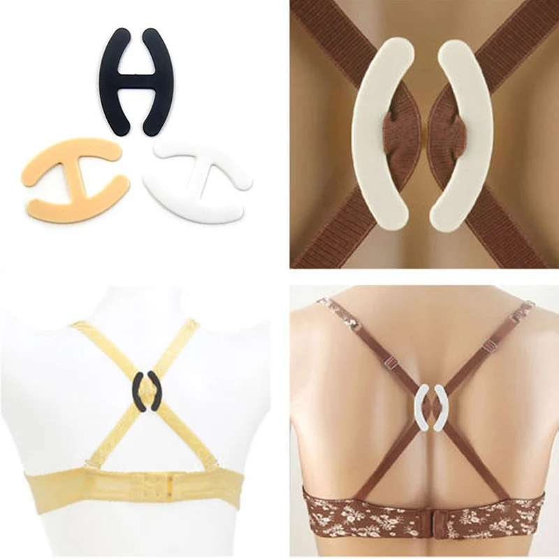 6 Pcs / 3pcs Women's Safty Clips Adjust Bra Clasp Strap Clip Push Up Holders Buckle