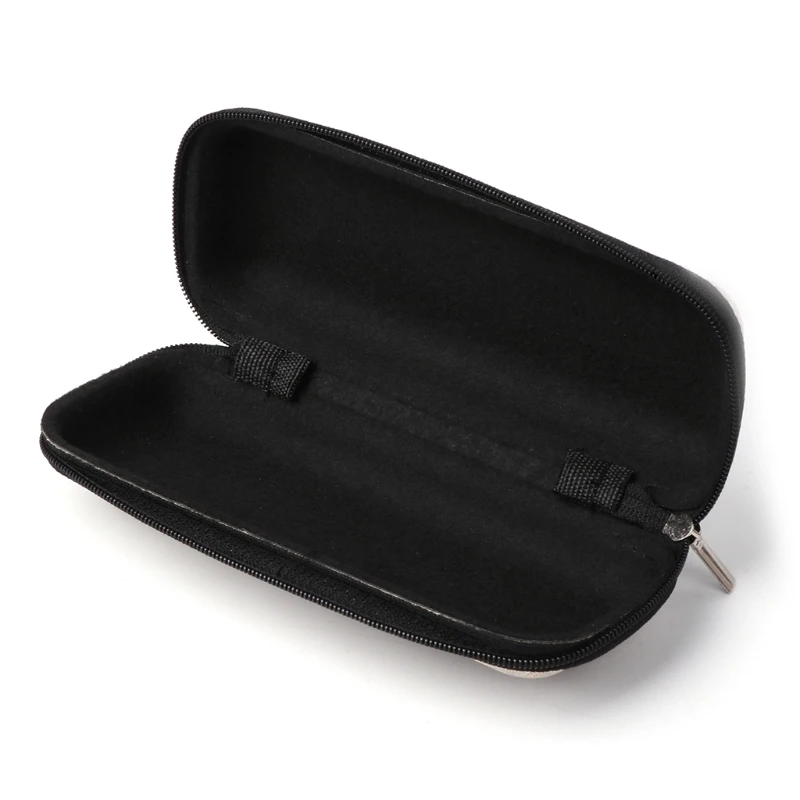 

2018 New Glasses Box Zipper Stripe Unisex Sunglasses Protection Case Portable Containers Drop Shipping Support