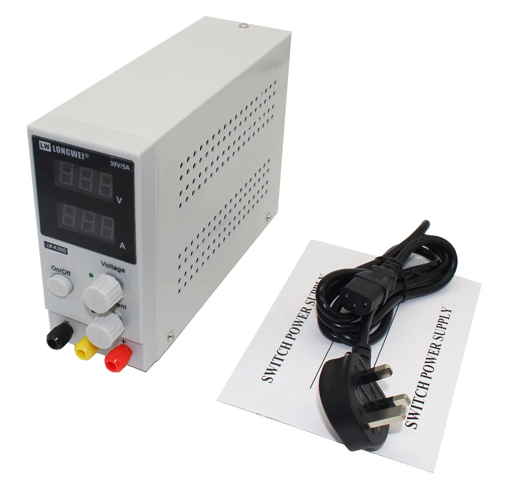 

Switching Regulated Adjustable DC Power Supply 0~30V 0~5A 110V/220V