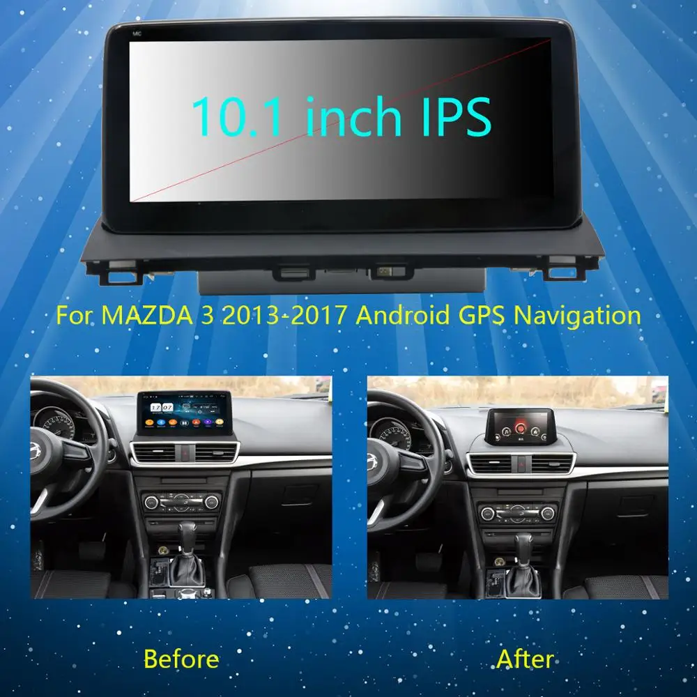 10,2" ips 8 ядерный 4 Гб+ 64 ГБ Android 9,0 автомобильный мультимедийный плеер для Mazda 3 Мазда 3 Axela gps Радио DSP CarPlay