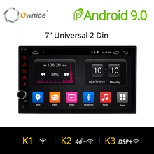 Ownice K1 Android 8.1 di Navigazione GPS 2G RAM DVD 2 Din Auto Radio BT USB Universale Per Nissan Toyota VW Peugeot di Sostegno del Giocatore di 4G