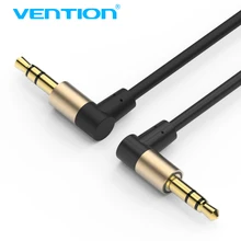 Vention 3.5mm Cable Audio 3.5 Jack a Jack 90 grados cable auxiliar para el coche iPhone 7 smartphone auriculares cable del altavoz