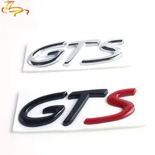 10X 3D металла GTS логотип герба Знак автомобилей Стикеры для Porsche Cayenne Cayman Macan 911 718 Автоаксессуары стайлинга автомобилей