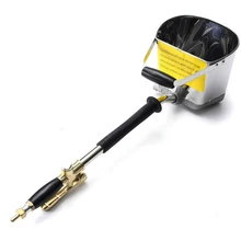 4 отверстия Воздушный Распылитель для штукатурки цементный раствор распылитель с бункером ведро настенный опрыскиватель штукатурная машина цементный распылитель