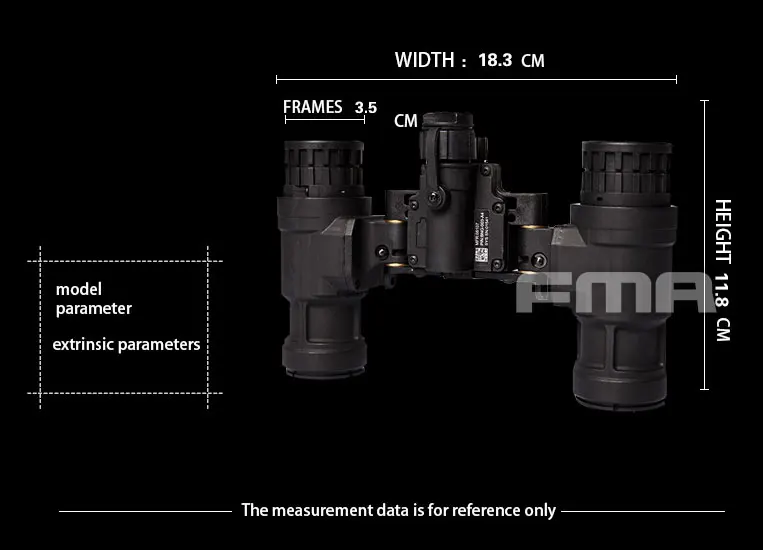 FMA Тактический AN/PVS-31 Шлем ночного видения очки NVG Манекен Модель TB1250
