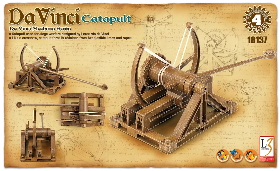 Масштаб 1/N Academy 18137 Da Vinci машины серии классический катапульта пластиковая модель комплект