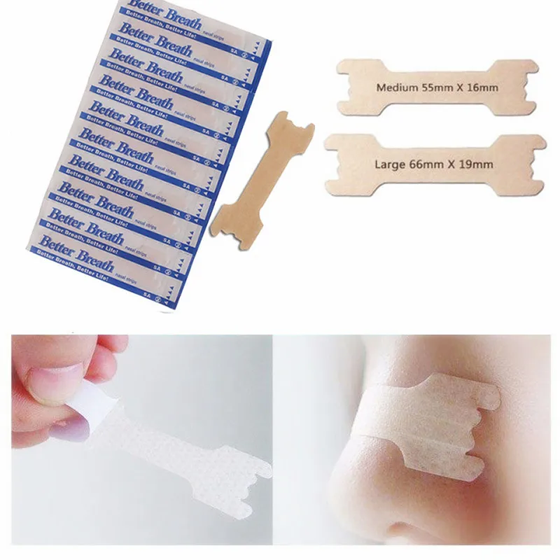 

200 Pcs STOP SNORING Breathe Right Nasal Strips Anti Snoring Strips Sleep & Snoring Nasal Strips Sleep Better Health Care