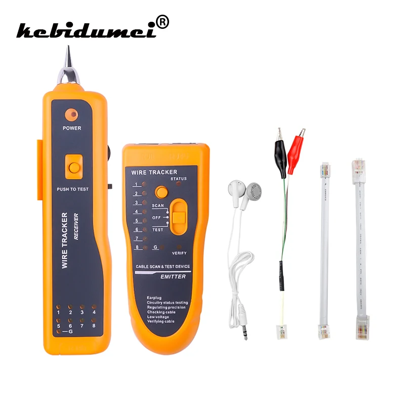 Kebidumei новый для RJ11 RJ45 Cat5 Cat6 Телефонный Провод Tracker Tracer тонер локальной сети Ethernet