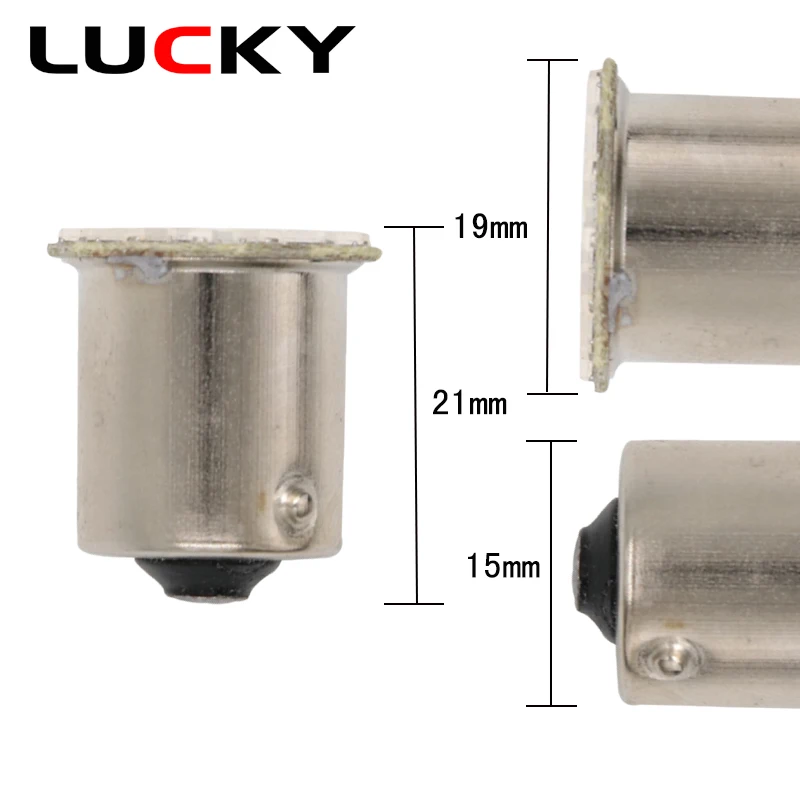 2 шт. CNILUCKY BA15S 1156 22 SMD 3014 Светодиодный P21W Автомобильный задний светильник боковой