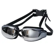Высококачественные очки для плавания и дайвинга, регулируемые очки для плавания для женщин и мужчин с гальваническим покрытием, УФ водонепроницаемый Антифог купальники, очки