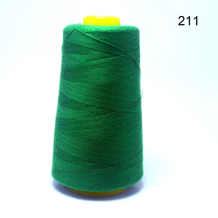 3000 ярдов высокоскоростная швейная нить полиэстер швейная нить тип ручной линии 402-нить для вышивания-02 - Цвет: 211