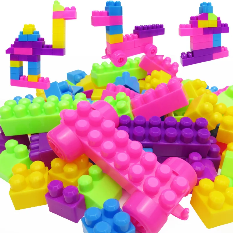 

46 Pcs Building Blocks City DIY Creative Bricks Toys Child Educational Building Block Bricks Training Toys Kids Gift Board Game