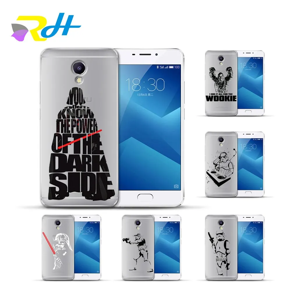 For Meizu ultra-thin transparent TPU silicone soft Star Wars cover M3s M3 M5c M5s M6 Note Pro6 U10 U20 case | Мобильные телефоны и
