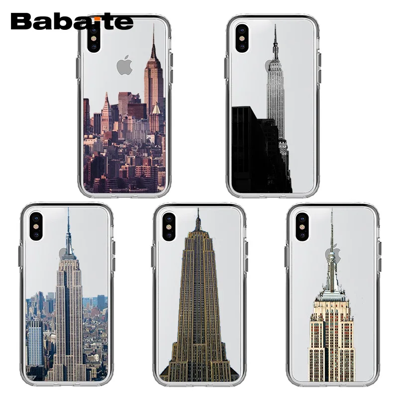 Babaite Empire State Building Newly Arrived Cell Phone Case For iPhone 8 7 6 6S Plus X XS XR XSMax 5 5s SE 5c 11 11pro 11promax | Мобильные