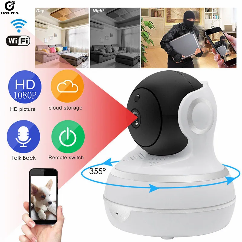 Камера Безопасности IP камера WIFI домашняя CCTV ip 1080P 720P аудио наблюдение P2P детский