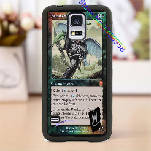 Magic The Gathering MTG карты телефон дело чехол для Samsung Galaxy S3 S4 S5 s6 s7 край примечание 3 4 5 &amp M